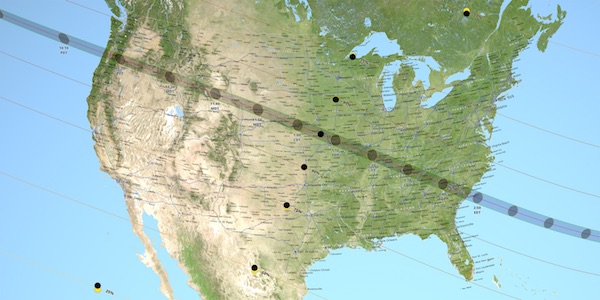 Eclipse map